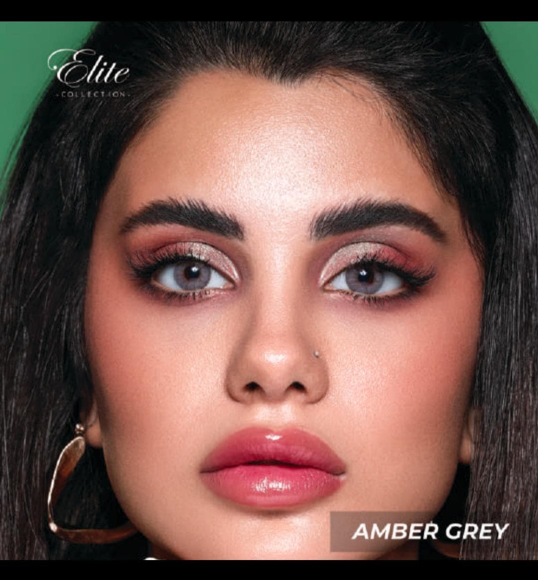 Bella Amber Gray Contact Lenses – Elite Collection - image 1