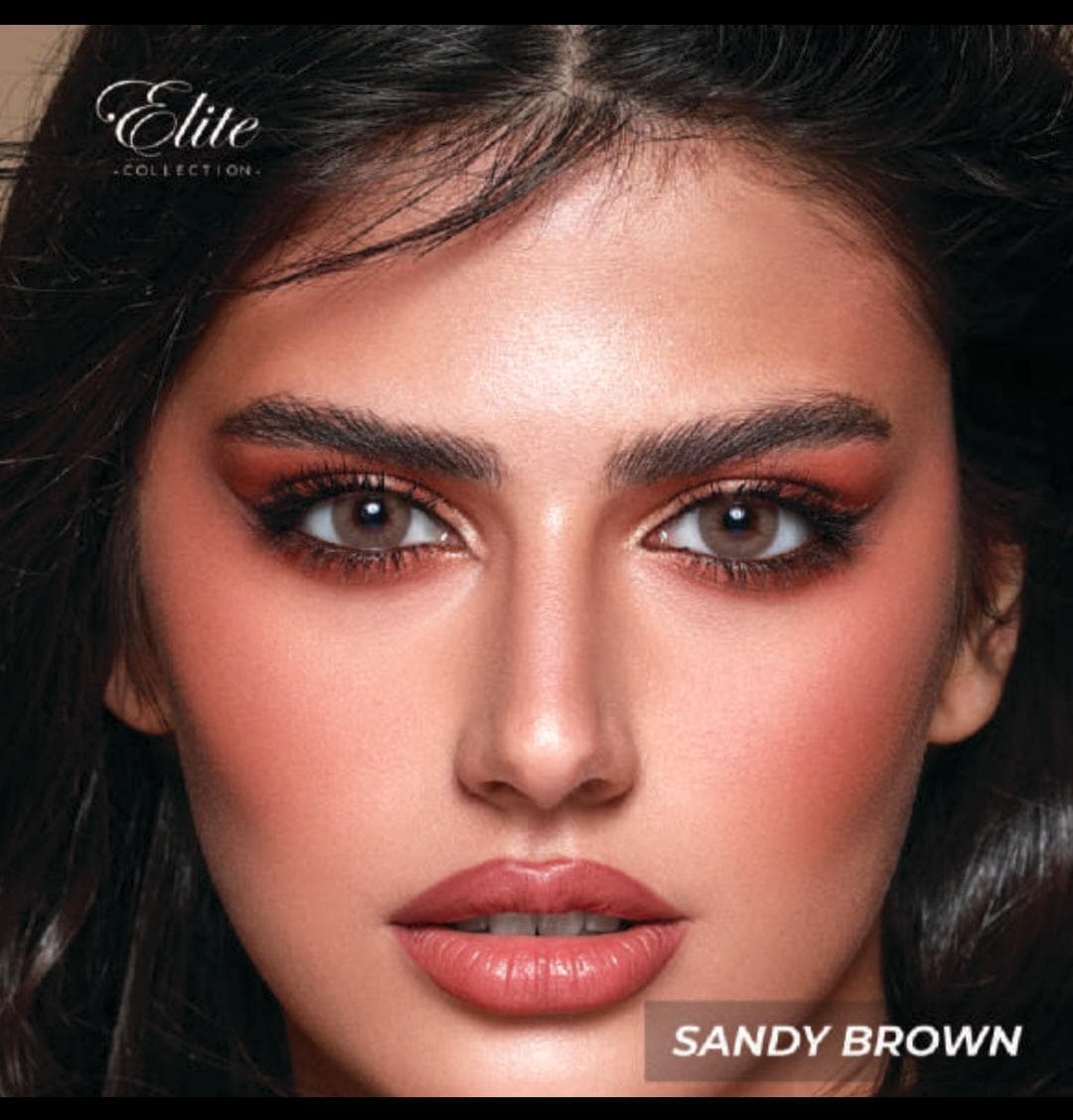Bella Sandy Brown Contact Lenses – Elite Collection - image 1