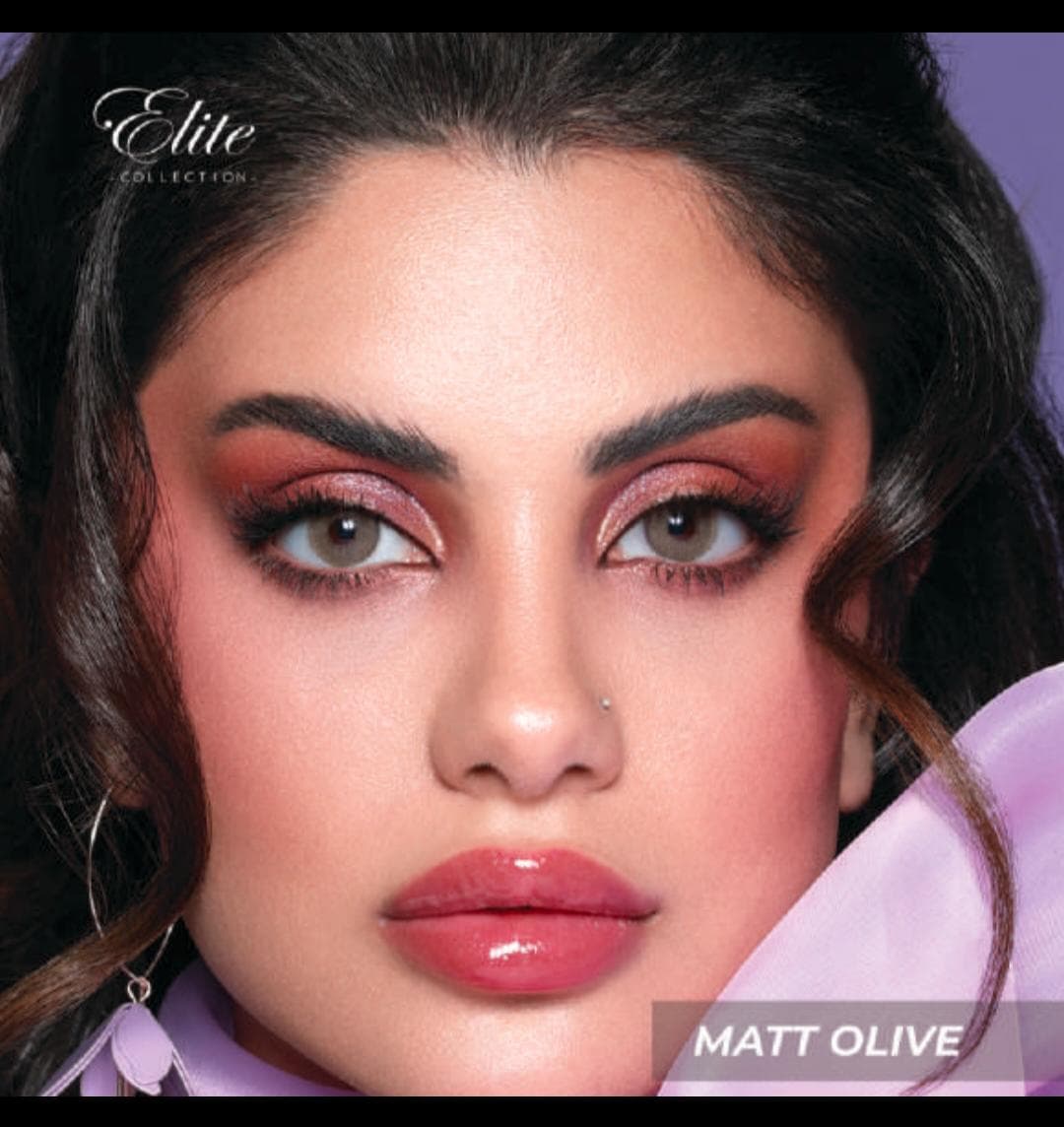 Bella Matt Olive Contact Lenses – Elite Collection - image 1