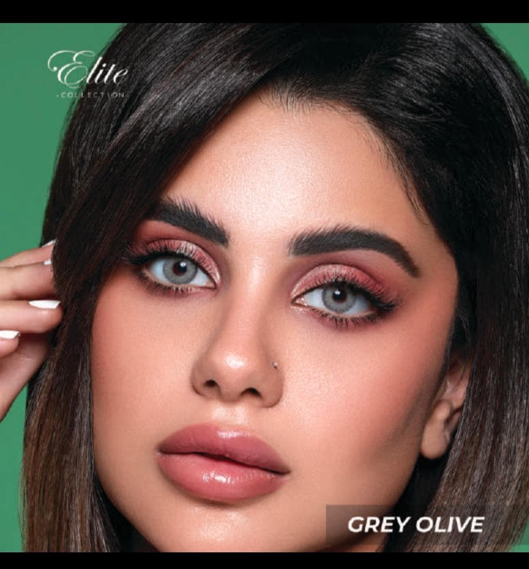 Bella Grey Olive Contact Lenses – Elite Collection - image 1