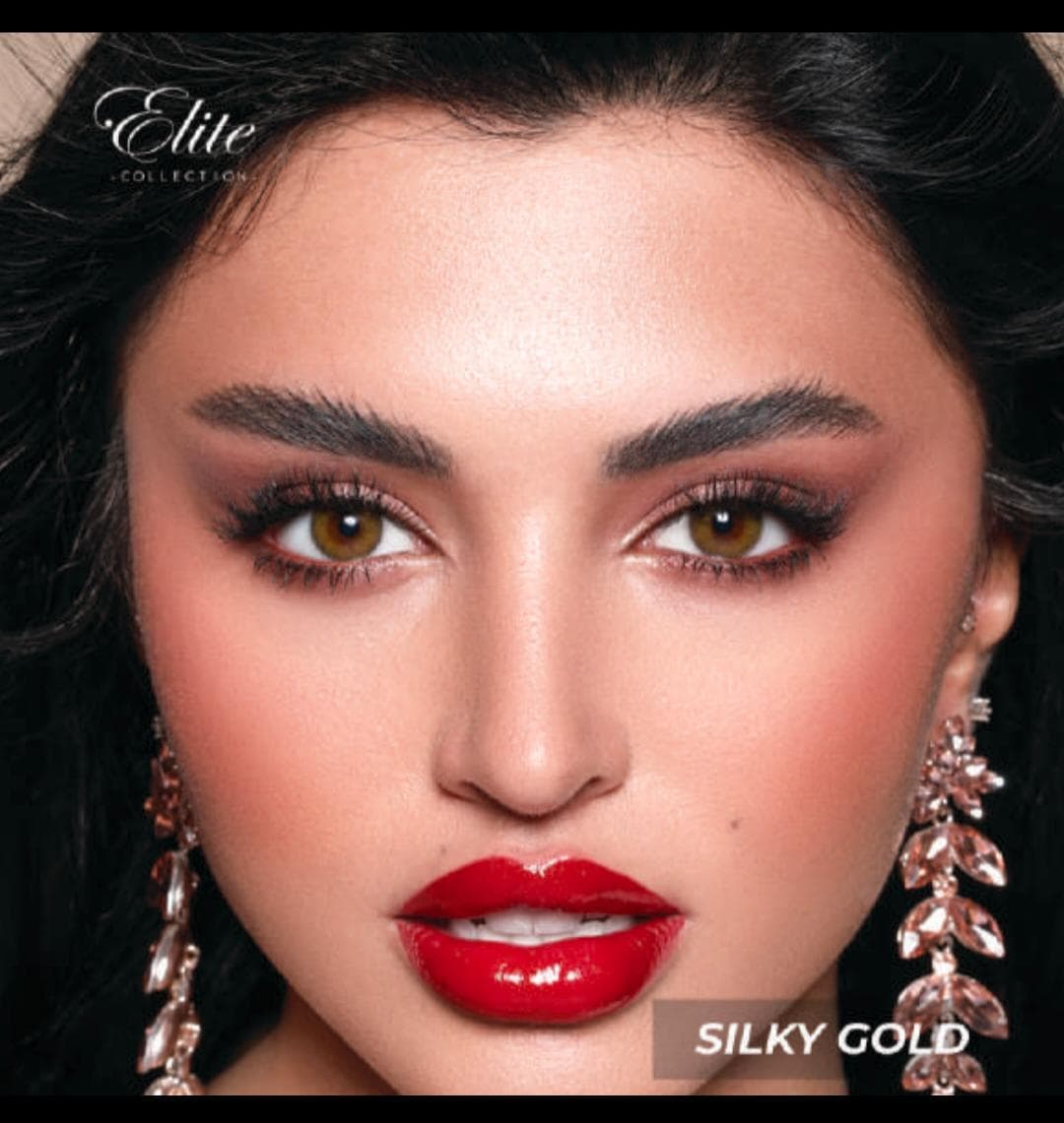 Bella Silky Gold Contact Lenses – Elite Collection - image 1