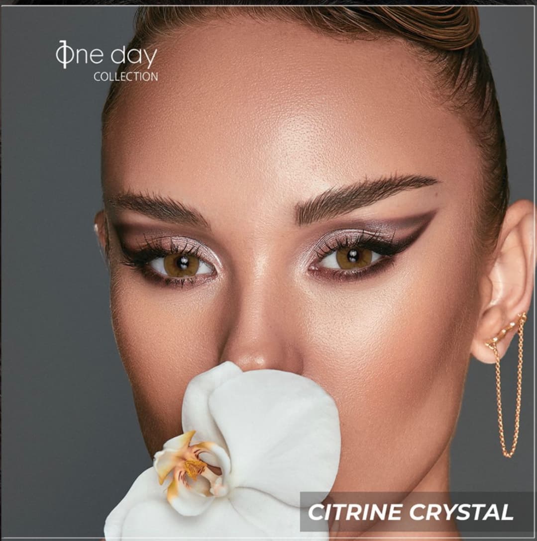 Citrine crystal Contact Lenses - image 1