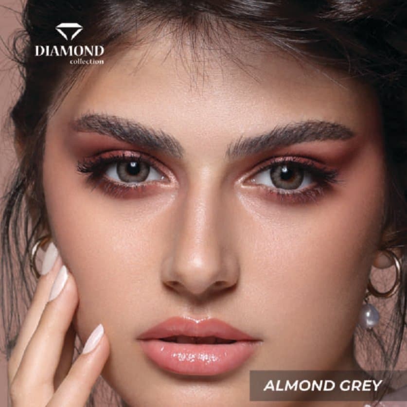 Almond Grey Contact Lenses - image 1