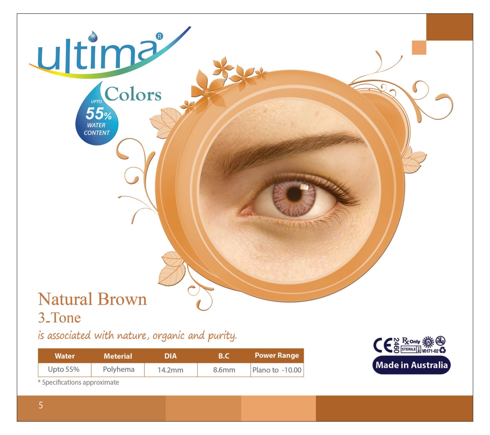 Natural Brown Ultima contact lenses - image 1
