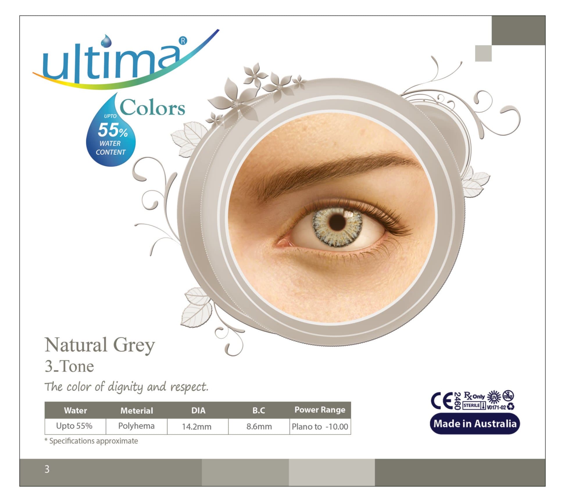 Natural Gray Ultima contact lenses - image 1
