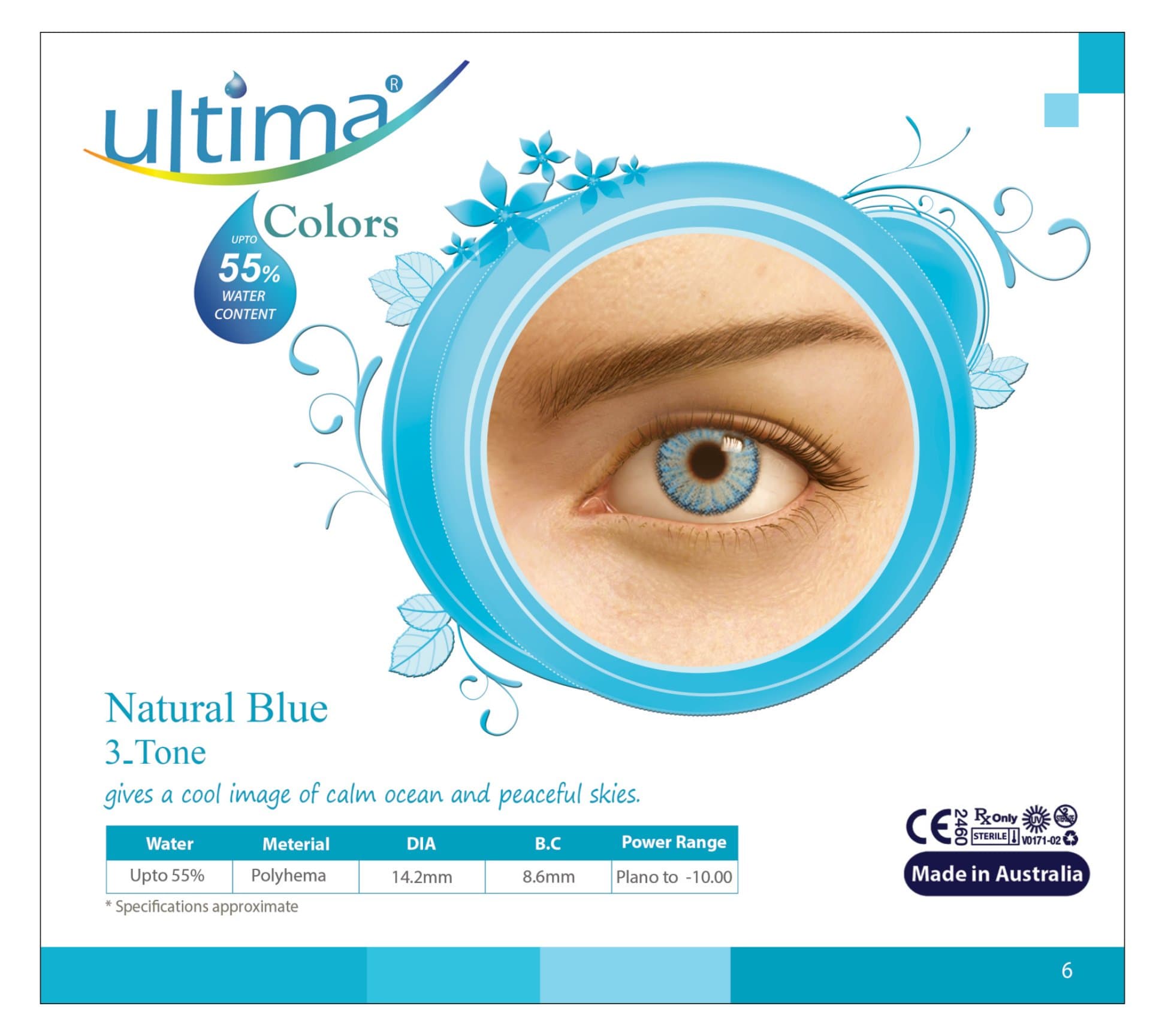Natural Blue Ultima contact lenses - image 1