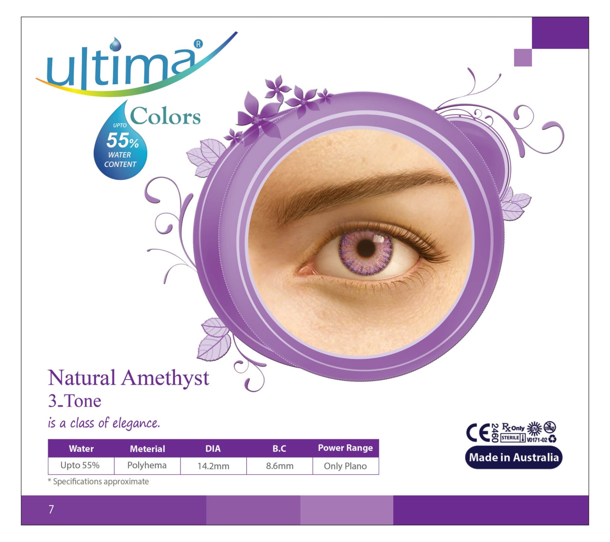 Natural Amethyst Ultima contact lenses - image 1
