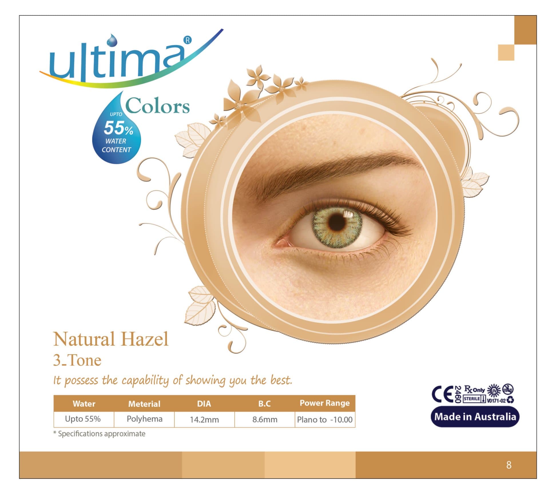 Natural Hazel Ultima contact lenses - image 1