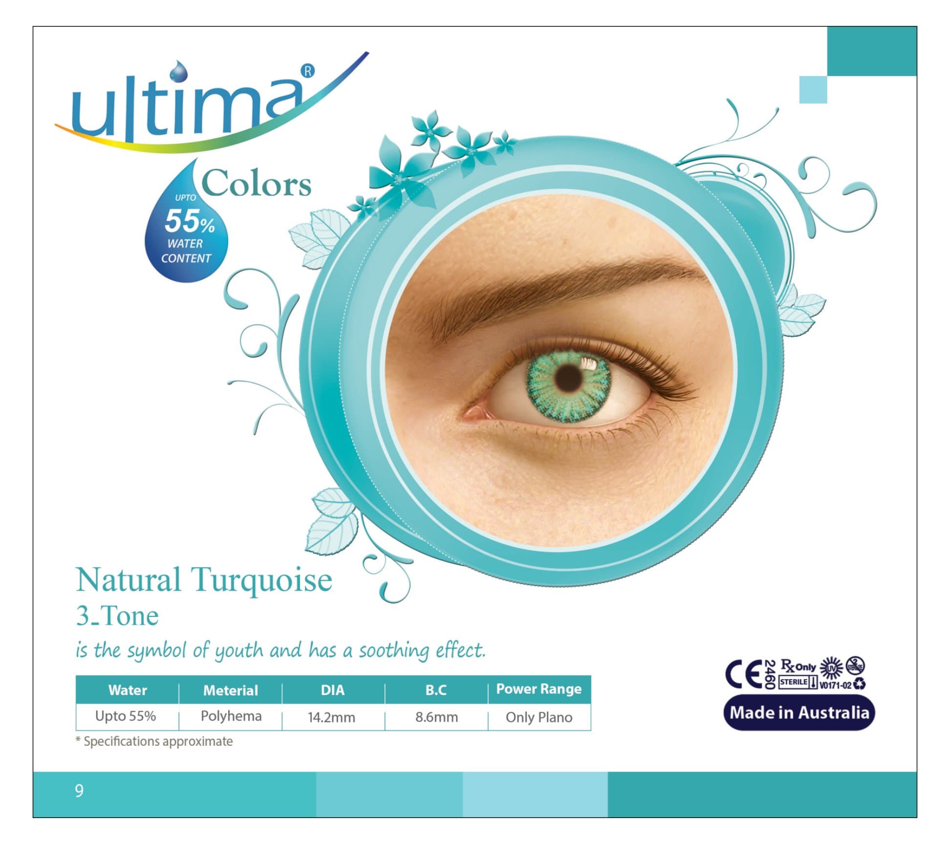 Natural Turquoise Ultima contact lenses - image 1