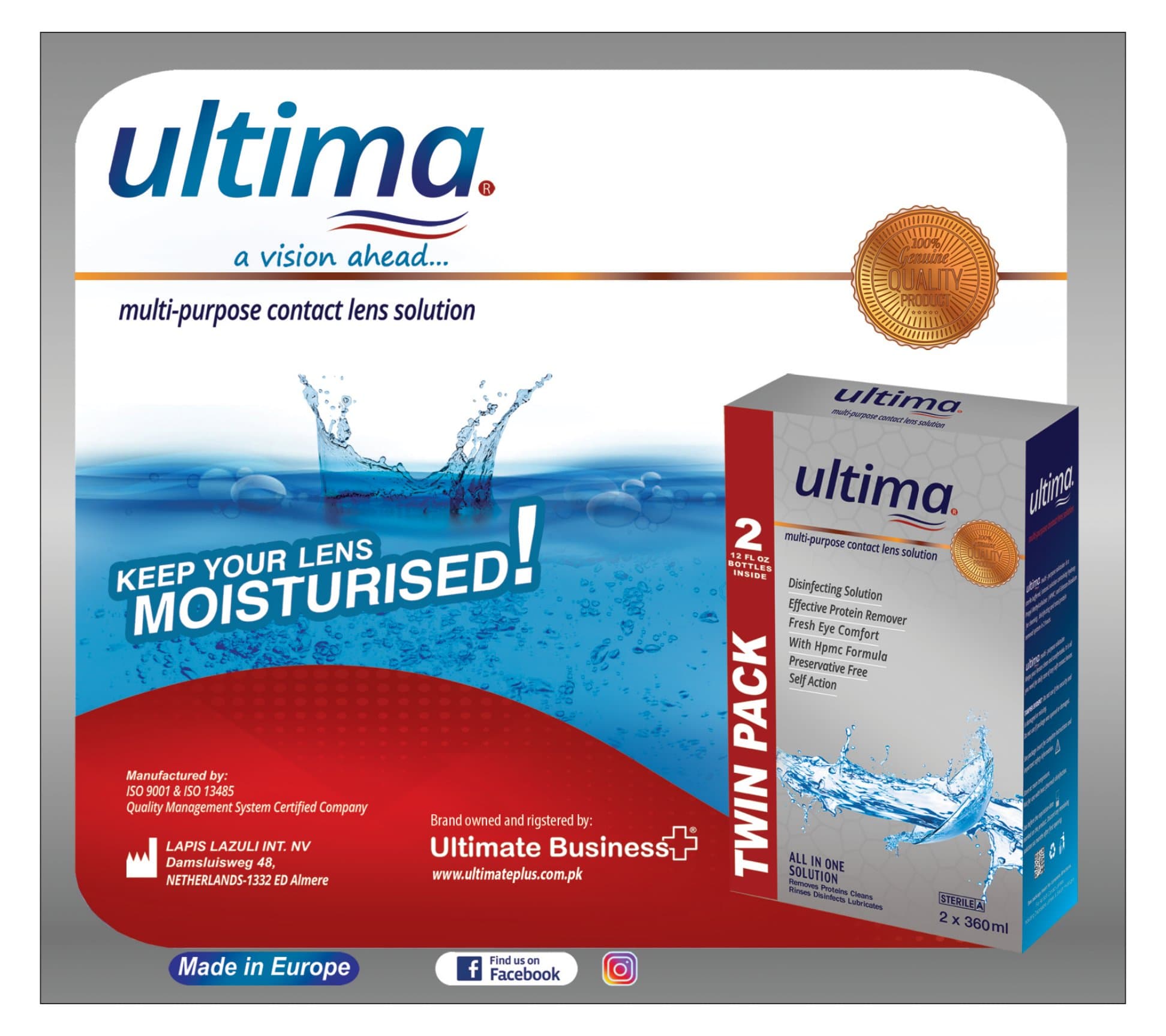 Ultima Multi Purpose Eye Solution - image 1
